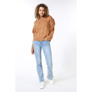 Esqualo Sweater Cable & Fringes Camel Taille: S Pulls en Maille Outlet Femme Marron - Publicité Esqualo Sweater Cable & Fringes Camel Taille: S Pulls en Maille Outlet Femme Marron - Publicité