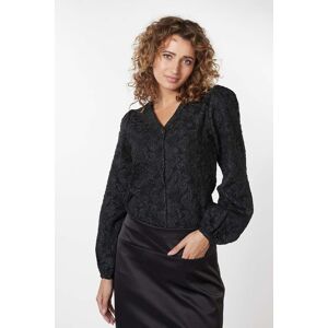 Esqualo Blouse Fancy Flower Jacquard Black Taille: 34 Chemisiers Outlet Femme Le Noir - Publicité Esqualo Blouse Fancy Flower Jacquard Black Taille: 34 Chemisiers Outlet Femme Le Noir - Publicité