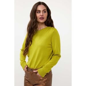 Esqualo Sweater Gathering Button Details Basic Knit Matcha Green Taille: S Pulls Outlet Femme Vert - Publicité Esqualo Sweater Gathering Button Details Basic Knit Matcha Green Taille: S Pulls Outlet Femme Vert - Publicité
