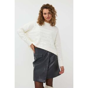 Esqualo Sweater Striped Sequins Off White Taille: XS/S Pulls en Maille Outlet Femme Blanche - Publicité Esqualo Sweater Striped Sequins Off White Taille: XS/S Pulls en Maille Outlet Femme Blanche - Publicité