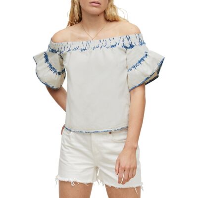 AllSaints Adela Top Bleach White Taille: 44 Chemisiers Outlet Femme Blanche - Publicité AllSaints Adela Top Bleach White Taille: 44 Chemisiers Outlet Femme Blanche - Publicité