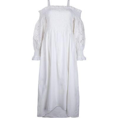 AllSaints Launa Broderie Dress Chalk White Taille: 40 Robes Outlet Femme Blanche - Publicité AllSaints Launa Broderie Dress Chalk White Taille: 40 Robes Outlet Femme Blanche - Publicité