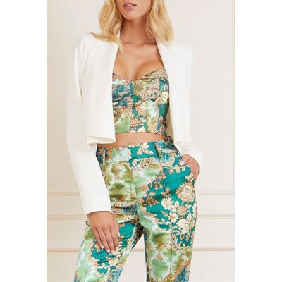 Guess by Marciano GUESS Marciano By Michelle Blazer Pale Pearl Taille: M Blazers Outlet Femme Blanche - Publicité Guess by Marciano GUESS Marciano By Michelle Blazer Pale Pearl Taille: M Blazers Outlet Femme Blanche - Publicité