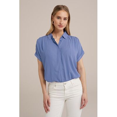 We Fashion Blouse Ice Blue Taille: M Chemisiers Outlet Femme Bleu - Publicité We Fashion Blouse Ice Blue Taille: M Chemisiers Outlet Femme Bleu - Publicité