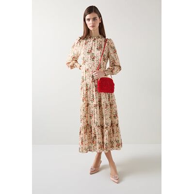 LK Bennett Flora Wildflower Midi Dress Cream Taille: 8 Robes Outlet Femme Blanche - Publicité LK Bennett Flora Wildflower Midi Dress Cream Taille: 8 Robes Outlet Femme Blanche - Publicité