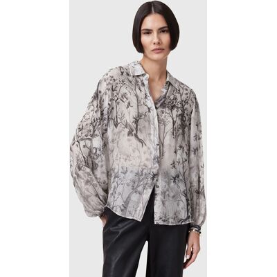 AllSaints Eddie Shirt Rise Ecru White Taille: 10 Chemises à boutons Outlet Femme Marron - Publicité AllSaints Eddie Shirt Rise Ecru White Taille: 10 Chemises à boutons Outlet Femme Marron - Publicité