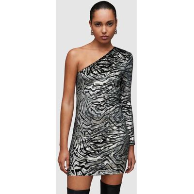 AllSaints Deri Zebra Dress Black/silver Taille: 44 Robes Mini Outlet Femme Le Noir - Publicité AllSaints Deri Zebra Dress Black/silver Taille: 44 Robes Mini Outlet Femme Le Noir - Publicité