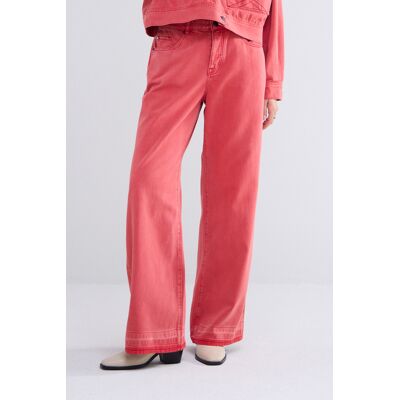 Summum Woman Wide Leg Jeans Coloured Denim Reds Taille: 32 Pantalons larges Outlet Femme Bleu - Publicité Summum Woman Wide Leg Jeans Coloured Denim Reds Taille: 32 Pantalons larges Outlet Femme Bleu - Publicité