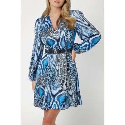 Guess by Marciano GUESS Marciano By Debora Short Dress Midnight Snake Taille: 44 Robes Mini Outlet Femme - Publicité Guess by Marciano GUESS Marciano By Debora Short Dress Midnight Snake Taille: 44 Robes Mini Outlet Femme - Publicité
