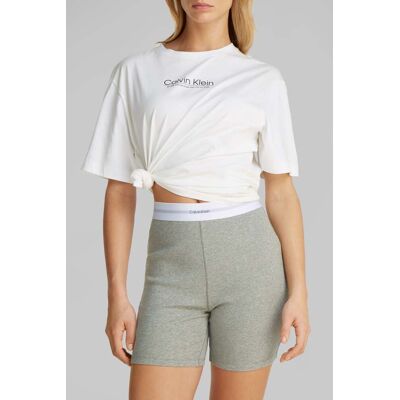 Calvin Klein Rib Bike Short Grey Heather Taille: XS Outlet Femme Gris - Publicité Calvin Klein Rib Bike Short Grey Heather Taille: XS Outlet Femme Gris - Publicité