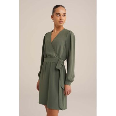 We Fashion Dress Short Dark Green Taille: XL Robes Mini Outlet Femme Vert - Publicité We Fashion Dress Short Dark Green Taille: XL Robes Mini Outlet Femme Vert - Publicité