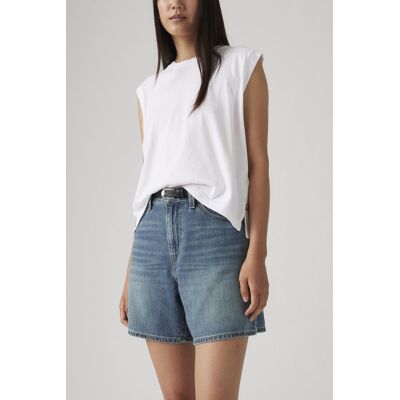 Levis Levi's High Baggy Short Stop Flaxing Short Taille: W25 Shorts de Sport Outlet Femme Blanche - Publicité Levis Levi's High Baggy Short Stop Flaxing Short Taille: W25 Shorts de Sport Outlet Femme Blanche - Publicité