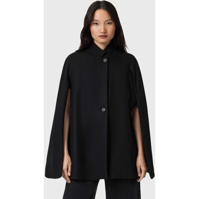 AllSaints Lunis Cape Coat Black Taille: XS Vestes Outlet Femme Le Noir - Publicité AllSaints Lunis Cape Coat Black Taille: XS Vestes Outlet Femme Le Noir - Publicité