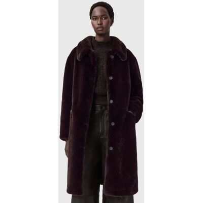 AllSaints Sora Coat Chocolate Brown Taille: M Manteaux en fausse fourrure Outlet Femme Marron - Publicité AllSaints Sora Coat Chocolate Brown Taille: M Manteaux en fausse fourrure Outlet Femme Marron - Publicité