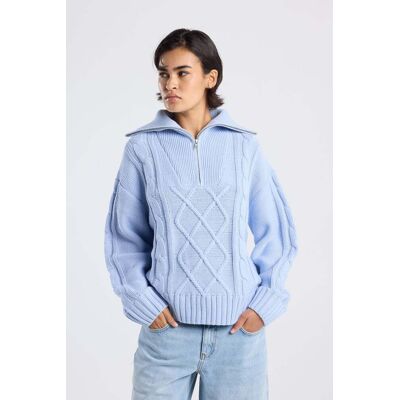 America Today Kiki Zg Babyblue Taille: M Pulls en Maille Outlet Femme Bleu - Publicité America Today Kiki Zg Babyblue Taille: M Pulls en Maille Outlet Femme Bleu - Publicité