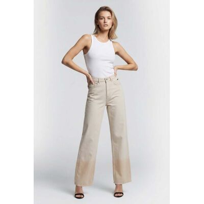 Summum Woman Alya Wideleg Jeans Coloured Denim Rose Smoke Taille: 34 Évasés pantalons Outlet Femme Bleu - Publicité Summum Woman Alya Wideleg Jeans Coloured Denim Rose Smoke Taille: 34 Évasés pantalons Outlet Femme Bleu - Publicité