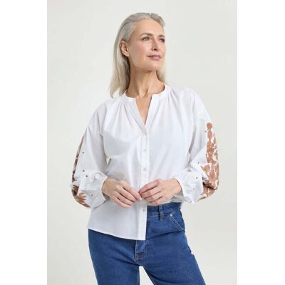Josephine & Co Jet Blouse Coffee Taille: 40 Chemises à boutons Outlet Femme Marron - Publicité Josephine & Co Jet Blouse Coffee Taille: 40 Chemises à boutons Outlet Femme Marron - Publicité