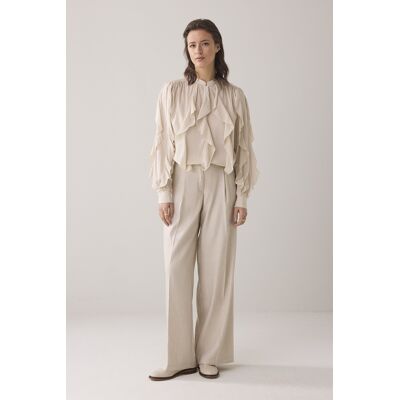 Summum Woman Top Cotton Viscose Pebble Beige Taille: 36 Chemisiers Outlet Femme Marron - Publicité Summum Woman Top Cotton Viscose Pebble Beige Taille: 36 Chemisiers Outlet Femme Marron - Publicité