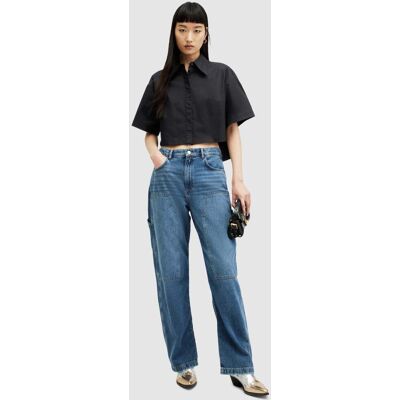 AllSaints Joanna Shirt Black Taille: 8 Chemises à boutons Outlet Femme Le Noir - Publicité AllSaints Joanna Shirt Black Taille: 8 Chemises à boutons Outlet Femme Le Noir - Publicité