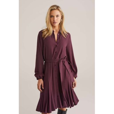 We Fashion Dress Mid Length Aubergine Taille: XS Robes Outlet Femme - Publicité We Fashion Dress Mid Length Aubergine Taille: XS Robes Outlet Femme - Publicité