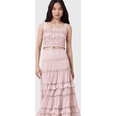 AllSaints Talia Top Mauve Pink Taille: 8 Jupes longues Outlet Femme Rose - Publicité AllSaints Talia Top Mauve Pink Taille: 8 Jupes longues Outlet Femme Rose - Publicité