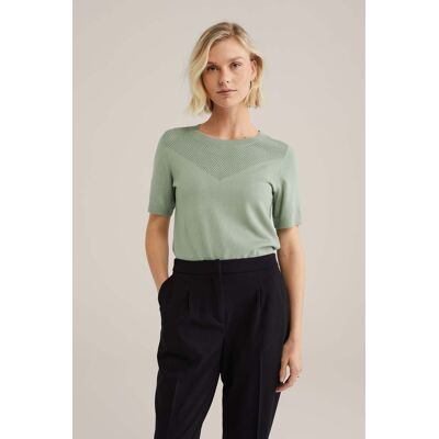 We Fashion Knitted Pullover Light Green Taille: S Pulls en Maille Outlet Femme Vert - Publicité We Fashion Knitted Pullover Light Green Taille: S Pulls en Maille Outlet Femme Vert - Publicité