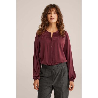 We Fashion Blouse Vintage Red Taille: XL Chemises à boutons Outlet Femme Rouge - Publicité We Fashion Blouse Vintage Red Taille: XL Chemises à boutons Outlet Femme Rouge - Publicité