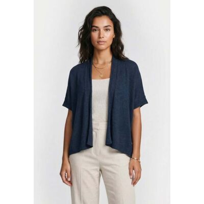 Knit-ted Knitted Dorina Cardigan Indigo Taille: XS/S Vestes Outlet Femme Bleu - Publicité Knit-ted Knitted Dorina Cardigan Indigo Taille: XS/S Vestes Outlet Femme Bleu - Publicité