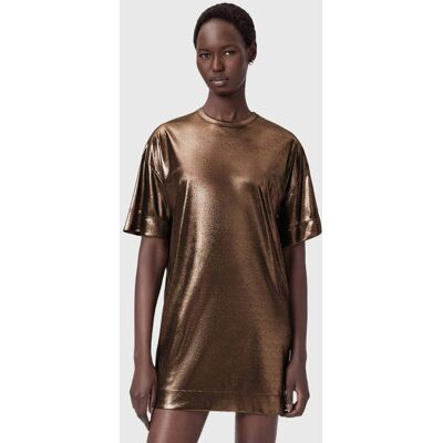 AllSaints Sparkle Tee Dress Bronze Gold Taille: M Robes Mini Outlet Femme Marron - Publicité AllSaints Sparkle Tee Dress Bronze Gold Taille: M Robes Mini Outlet Femme Marron - Publicité