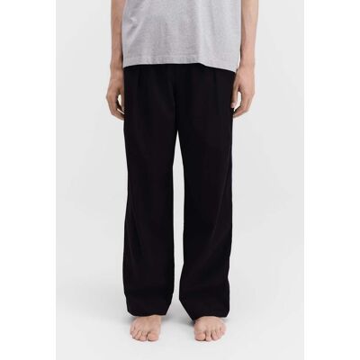 Tekla Unisex Poplin, Pyjamas Pants Grosgrain Side Stripe All Black Taille: XXL Pyjamas Outlet Unisex Le Noir - Publicité Tekla Unisex Poplin, Pyjamas Pants Grosgrain Side Stripe All Black Taille: XXL Pyjamas Outlet Unisex Le Noir - Publicité