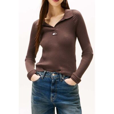 Tommy Hilfiger Ribbed Polo Black Walnut Taille: M Pulls en Maille Outlet Femme Le Noir - Publicité Tommy Hilfiger Ribbed Polo Black Walnut Taille: M Pulls en Maille Outlet Femme Le Noir - Publicité