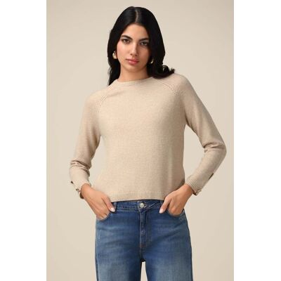 Oltre Cashmere Blend Crew-neck Sweater Light Blue Taille: S Pulls en Maille Outlet Femme Bleu - Publicité Oltre Cashmere Blend Crew-neck Sweater Light Blue Taille: S Pulls en Maille Outlet Femme Bleu - Publicité