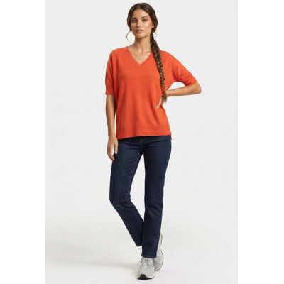 Knit-ted Knitted Lily Pullover Bright Orange Taille: XS/S Pulls Outlet Femme Orange - Publicité Knit-ted Knitted Lily Pullover Bright Orange Taille: XS/S Pulls Outlet Femme Orange - Publicité