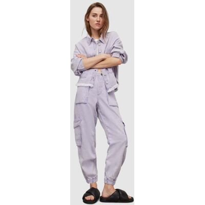 AllSaints Nicola Denim Shacket Washed Purple Taille: 8 Surchemises Outlet Femme Bleu - Publicité AllSaints Nicola Denim Shacket Washed Purple Taille: 8 Surchemises Outlet Femme Bleu - Publicité