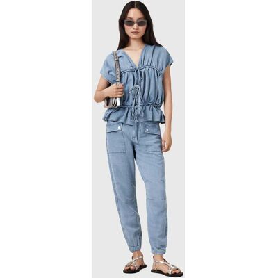 AllSaints Val Trouser Light Blue Taille: 6 Pantalons Cargo Outlet Femme Bleu - Publicité AllSaints Val Trouser Light Blue Taille: 6 Pantalons Cargo Outlet Femme Bleu - Publicité