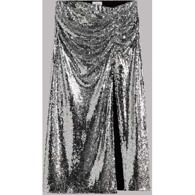 Mikuta The Dark Long Slit Sequin Skirt Taille: XS Jupes Outlet Femme - Publicité Mikuta The Dark Long Slit Sequin Skirt Taille: XS Jupes Outlet Femme - Publicité