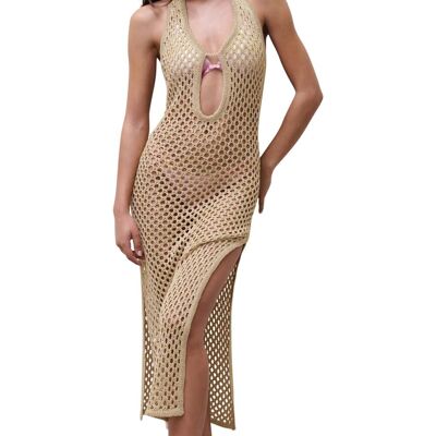Chantelle Bw 1p Long Dress Lurex Gold Taille: S Robes Outlet Femme Jaune - Publicité Chantelle Bw 1p Long Dress Lurex Gold Taille: S Robes Outlet Femme Jaune - Publicité
