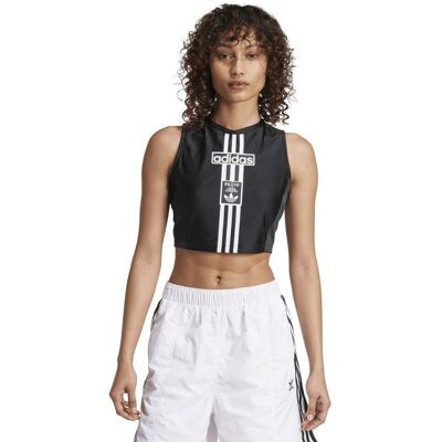 adidas Top Crop T-Shirt - Style streetwear - Publicité adidas Top Crop T-Shirt - Style streetwear - Publicité