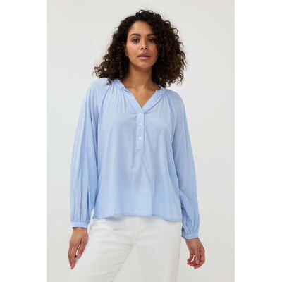 Esqualo Blouse R-neck Raglan Sky Blue Taille: 34 Chemisiers Outlet Femme Bleu - Publicité Esqualo Blouse R-neck Raglan Sky Blue Taille: 34 Chemisiers Outlet Femme Bleu - Publicité