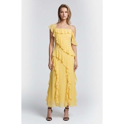 & Other Stories Carmel Dress Yellow Taille: 44 Robes longues Outlet Femme Jaune - Publicité & Other Stories Carmel Dress Yellow Taille: 44 Robes longues Outlet Femme Jaune - Publicité