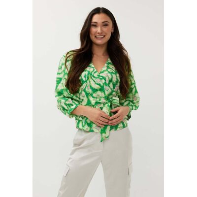 Esqualo Blouse Wrap Floral Treasure Print Taille: 34 Chemisiers Outlet Femme - Publicité Esqualo Blouse Wrap Floral Treasure Print Taille: 34 Chemisiers Outlet Femme - Publicité