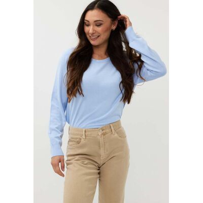 Esqualo Sweater Raglan Basic Knit Sky Blue Taille: S Pulls en Maille Outlet Femme Bleu - Publicité Esqualo Sweater Raglan Basic Knit Sky Blue Taille: S Pulls en Maille Outlet Femme Bleu - Publicité