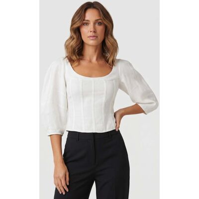 & Other Stories Clare Blouse White Taille: 44 Chemisiers Outlet Femme Blanche - Publicité & Other Stories Clare Blouse White Taille: 44 Chemisiers Outlet Femme Blanche - Publicité