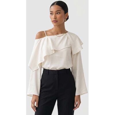 & Other Stories Lollo Silk Blouse White Taille: 44 Chemisiers Outlet Femme Blanche - Publicité & Other Stories Lollo Silk Blouse White Taille: 44 Chemisiers Outlet Femme Blanche - Publicité