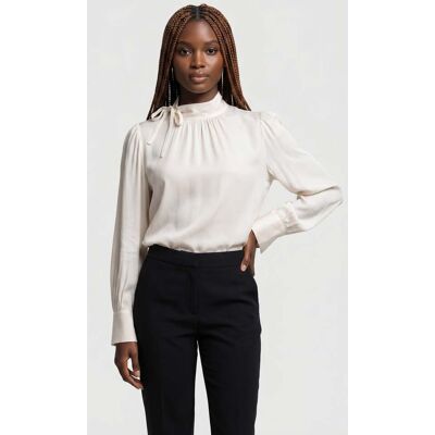 & Other Stories Zora Silk Blouse White Taille: S Chemisiers Outlet Femme Blanche - Publicité & Other Stories Zora Silk Blouse White Taille: S Chemisiers Outlet Femme Blanche - Publicité