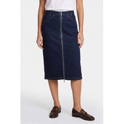 Calvin Klein Denim Zip Front Skirt Ck Classic Rinse Taille: W27 Jupes en jeans Outlet Femme - Publicité Calvin Klein Denim Zip Front Skirt Ck Classic Rinse Taille: W27 Jupes en jeans Outlet Femme - Publicité