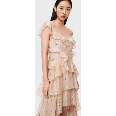 AllSaints Sienna Dress Empoli Pop Pink Taille: 6 Robes longues Outlet Femme Rose - Publicité AllSaints Sienna Dress Empoli Pop Pink Taille: 6 Robes longues Outlet Femme Rose - Publicité