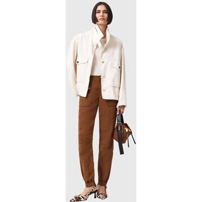 AllSaints Val Tencel Trouser Cognac Brown Taille: 8 Pantalons Cargo Outlet Femme Marron - Publicité AllSaints Val Tencel Trouser Cognac Brown Taille: 8 Pantalons Cargo Outlet Femme Marron - Publicité