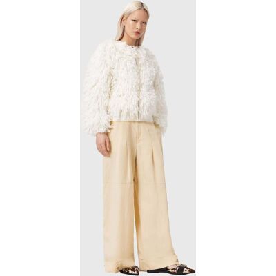 AllSaints Sherell Trouser Ecru White Taille: 8 Évasés pantalons Outlet Femme Marron - Publicité AllSaints Sherell Trouser Ecru White Taille: 8 Évasés pantalons Outlet Femme Marron - Publicité