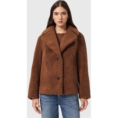 AllSaints Eddie Faux Teddy Cognac Brown Taille: S Manteaux en fausse fourrure Outlet Femme Marron - Publicité AllSaints Eddie Faux Teddy Cognac Brown Taille: S Manteaux en fausse fourrure Outlet Femme Marron - Publicité